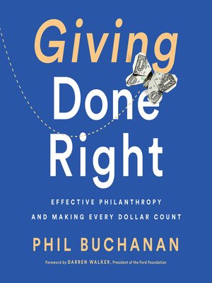 cover image of Giving Done Right